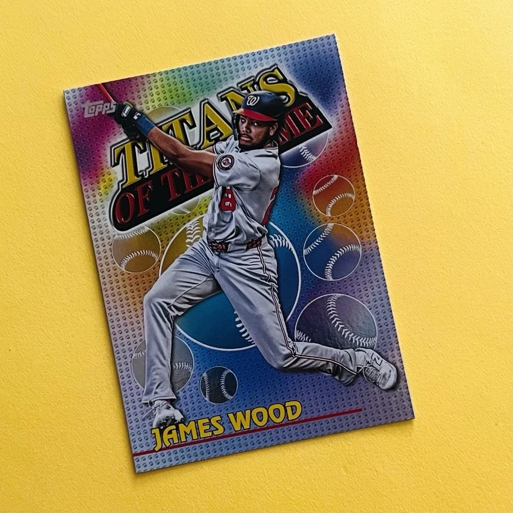 2026 Topps‎ Titans of the Game James Wood TOG-15 Washington Nationals Insert